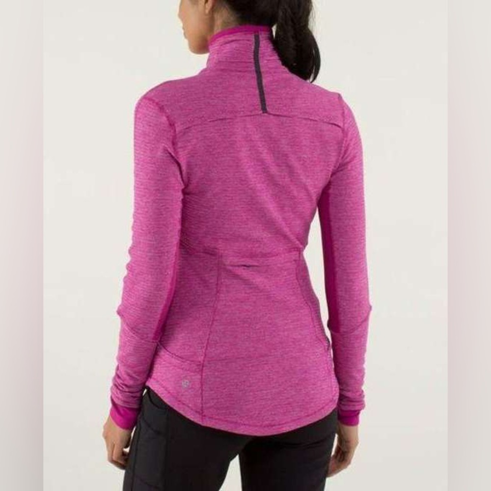 Lululemon Mini Check Pique Raspberry Base Runner … - image 3